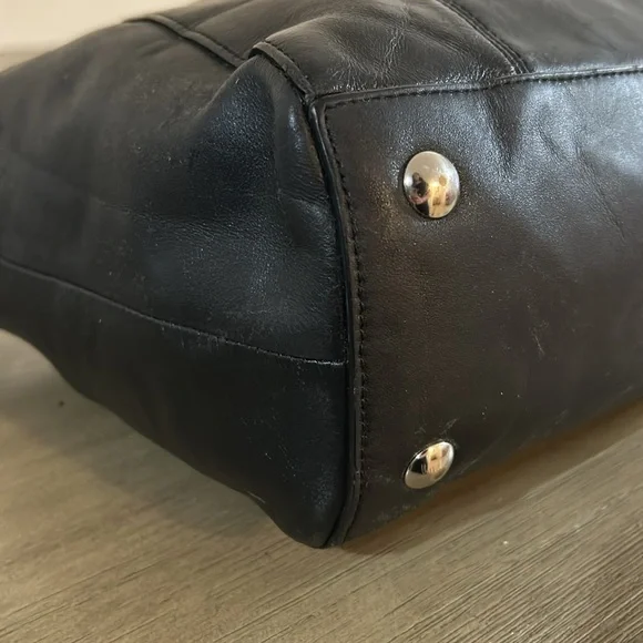 Coach F33806 Black Colette 2-way Satchel Shoulder Handbag - Picture 8 of 14